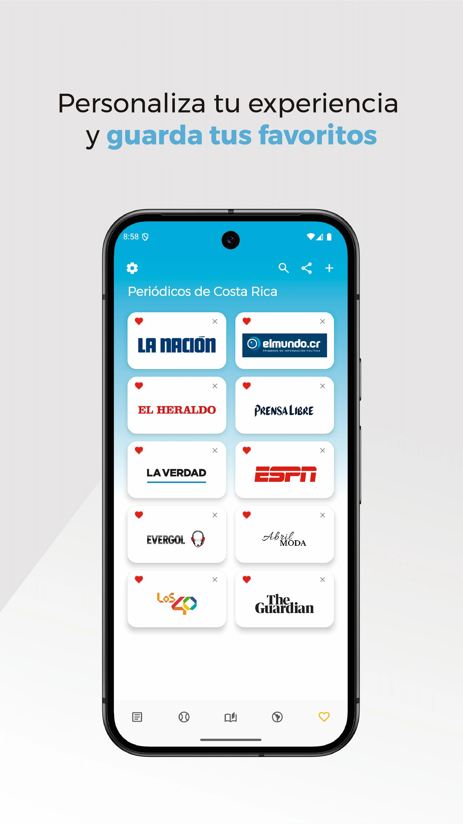 Periodicos de Costa Rica screenshot